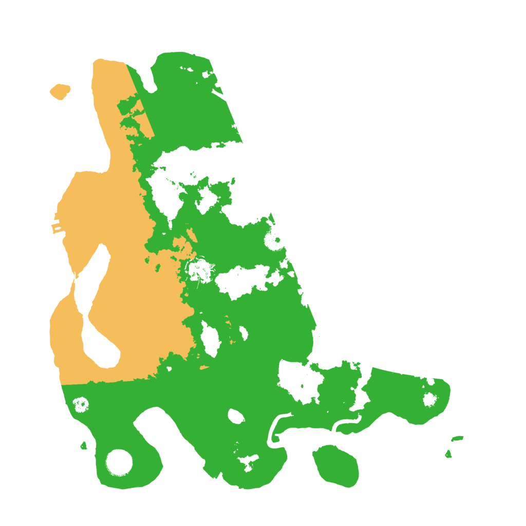 Biome Rust Map: Procedural Map, Size: 3500, Seed: 2038576058