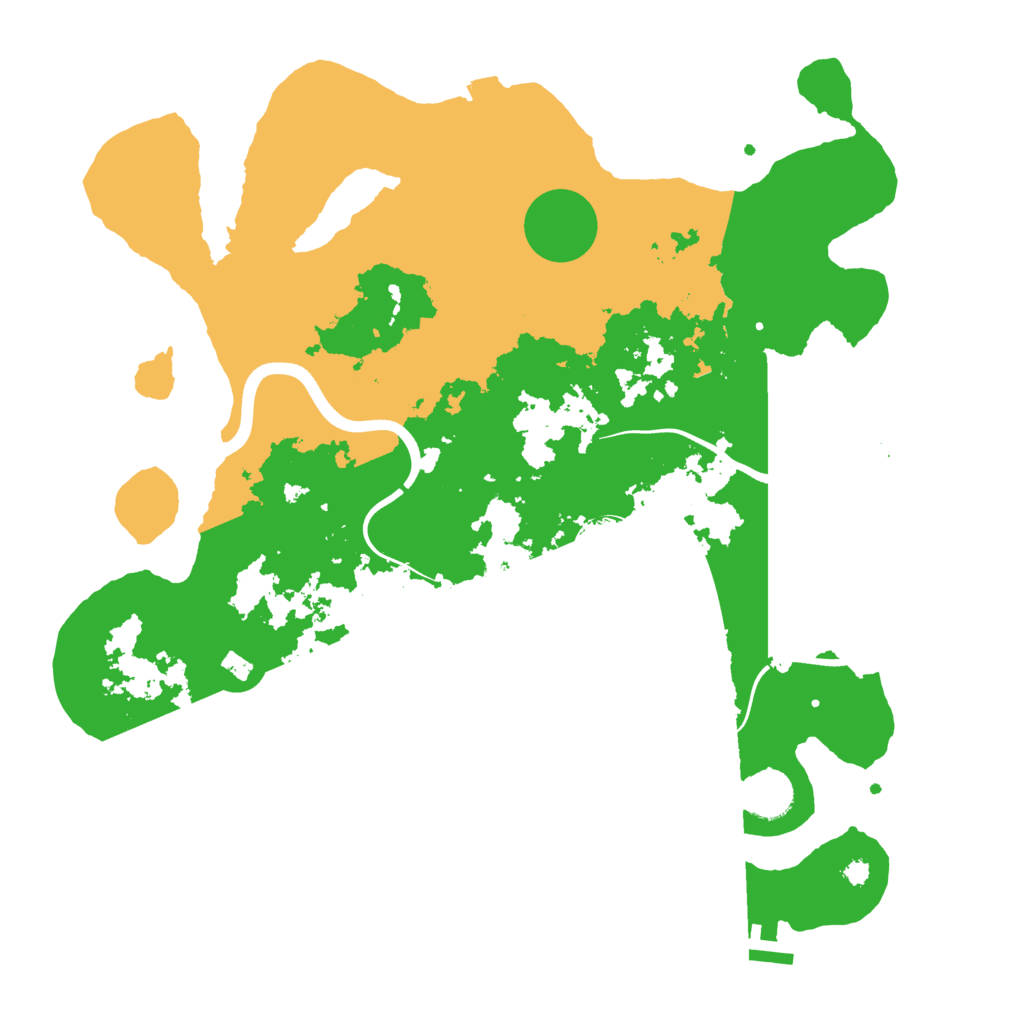 Biome Rust Map: Procedural Map, Size: 3700, Seed: 1498751109