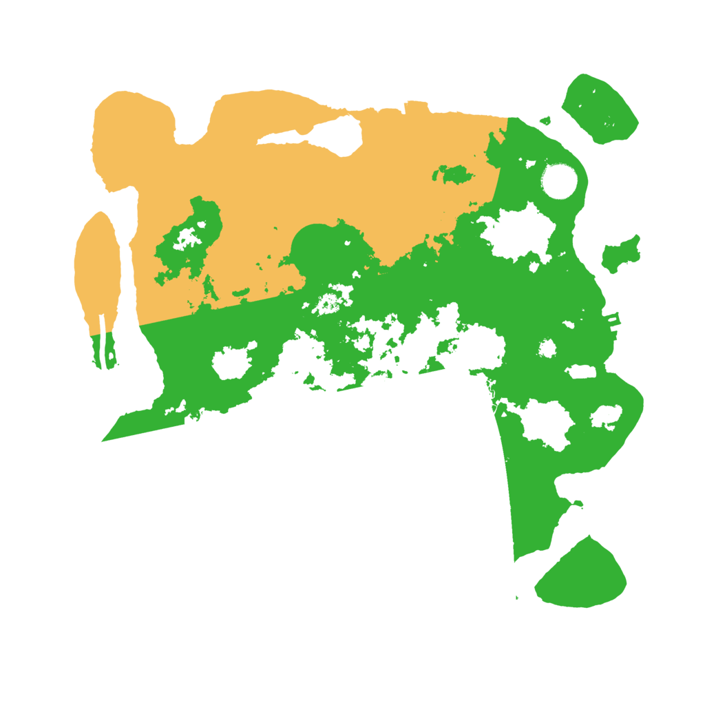 Biome Rust Map: Procedural Map, Size: 3500, Seed: 1289621640