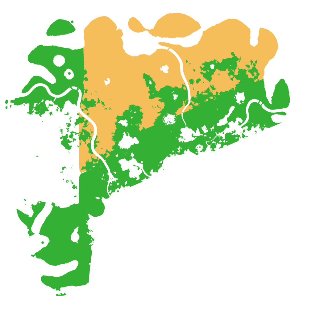 Biome Rust Map: Procedural Map, Size: 4800, Seed: 6744