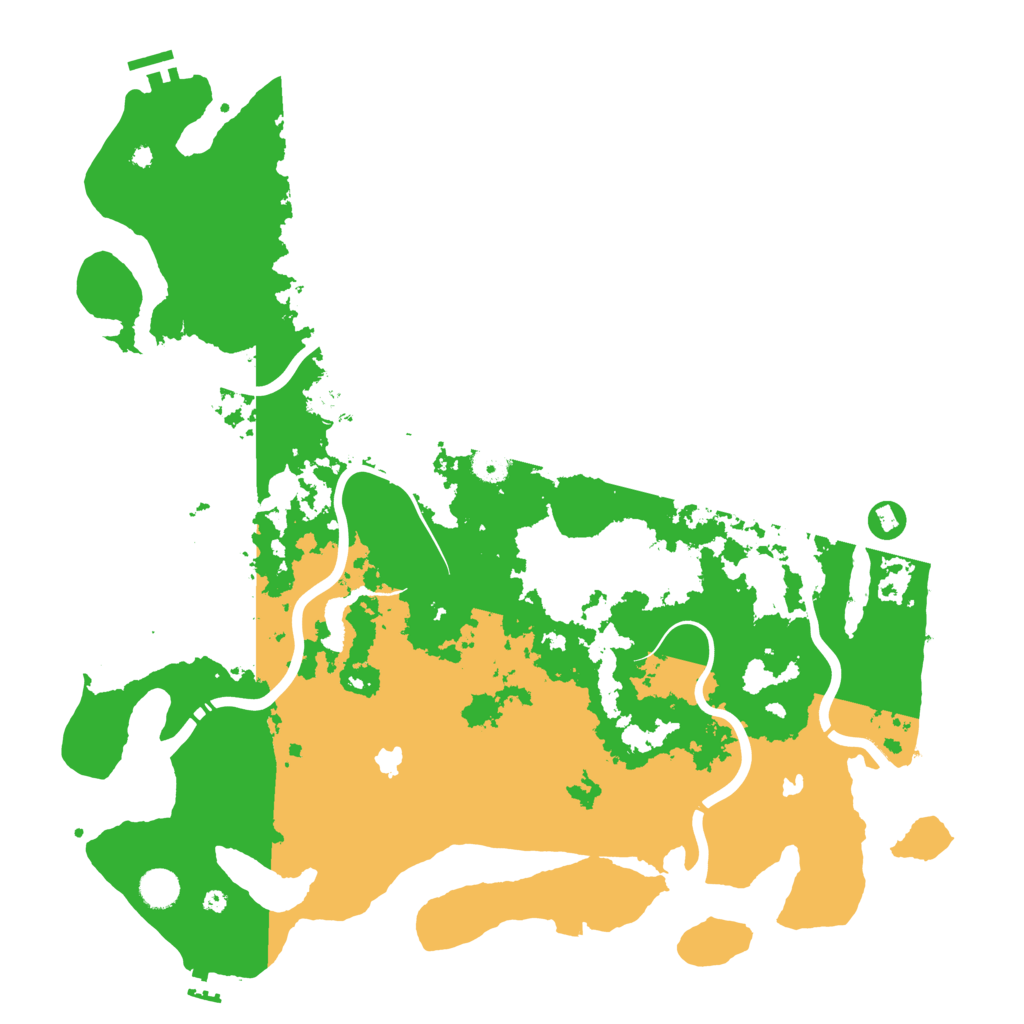Biome Rust Map: Procedural Map, Size: 4500, Seed: 654127