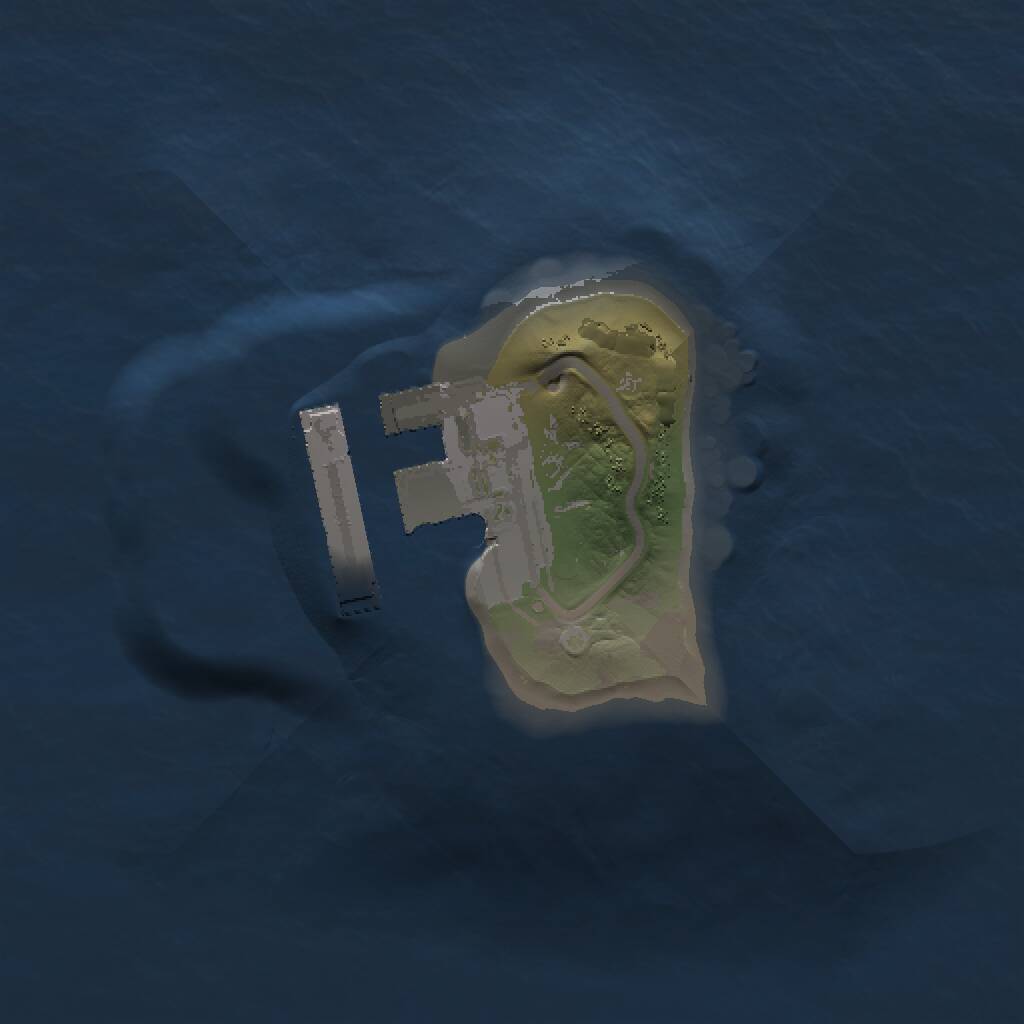Rust Map: Procedural Map, Size: 1000, Seed: 1695503635, 2 Monuments