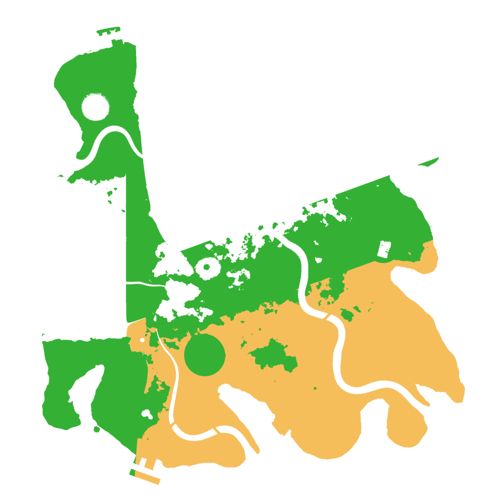 Biome Rust Map: Procedural Map, Size: 3250, Seed: 1034486183