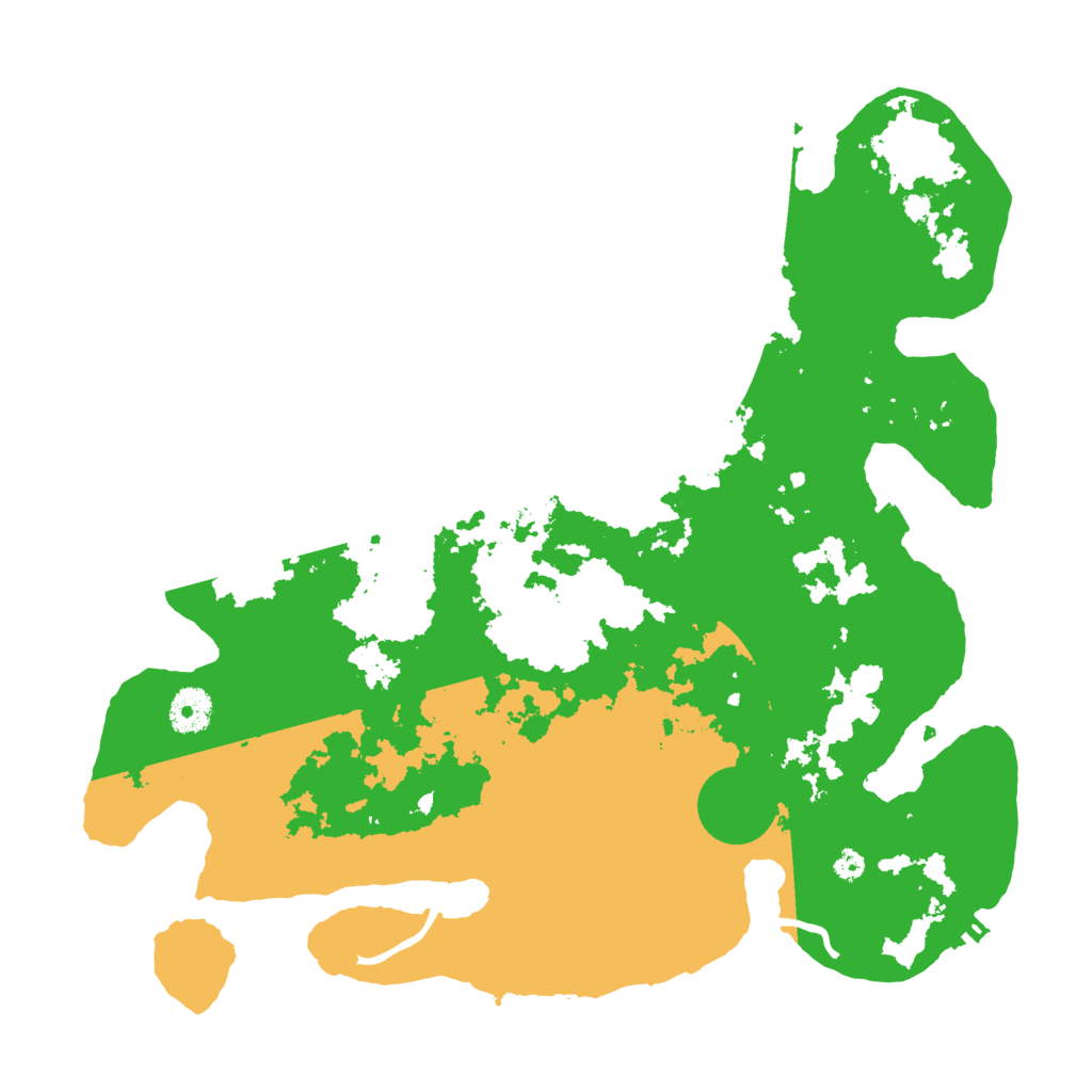 Biome Rust Map: Procedural Map, Size: 3700, Seed: 36061853