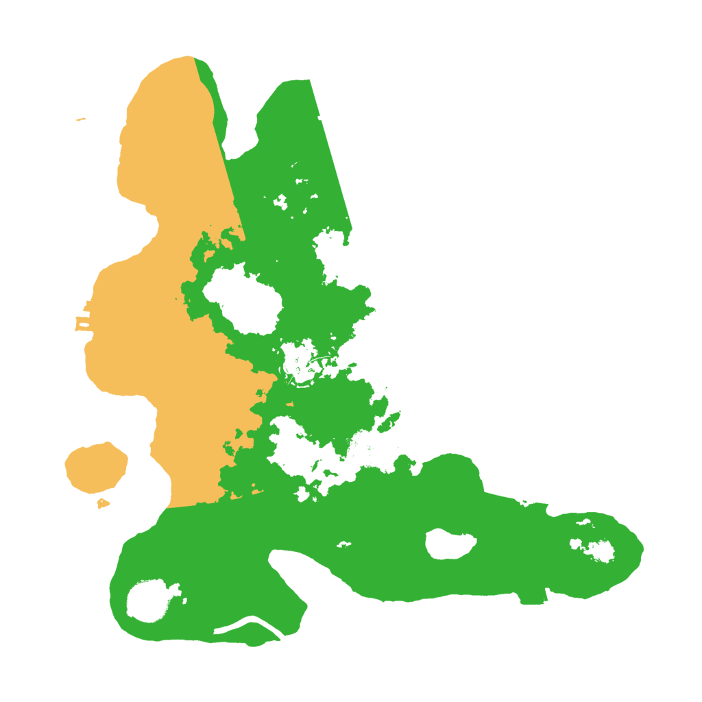 Biome Rust Map: Procedural Map, Size: 3000, Seed: 1410967