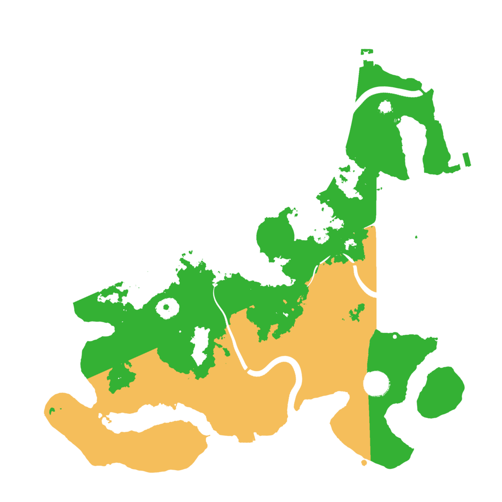 Biome Rust Map: Procedural Map, Size: 3500, Seed: 1856876658