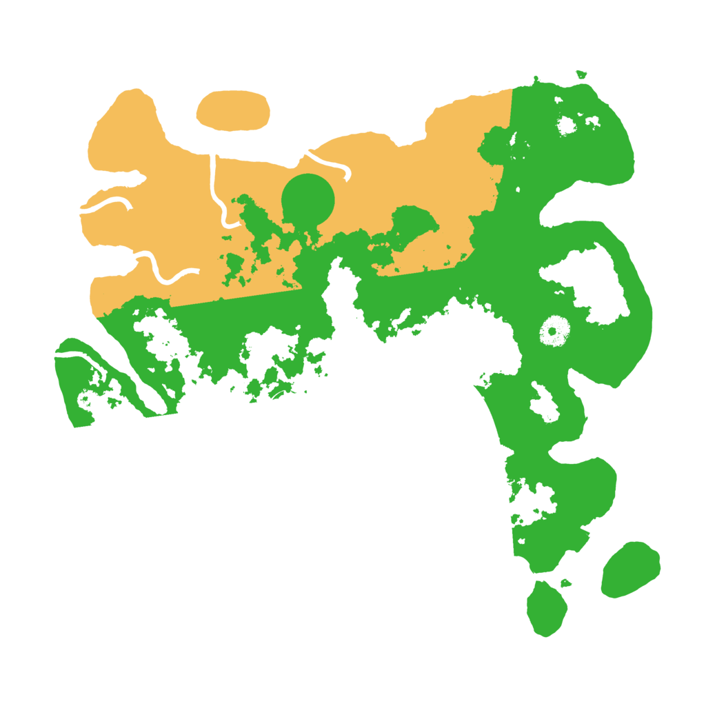 Biome Rust Map: Procedural Map, Size: 3500, Seed: 1053672050