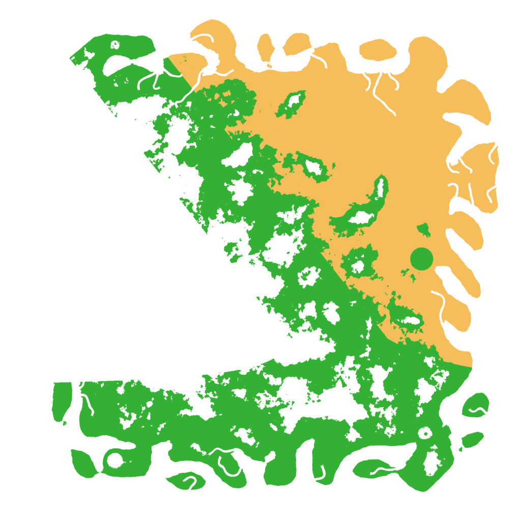 Biome Rust Map: Procedural Map, Size: 6000, Seed: 876547832