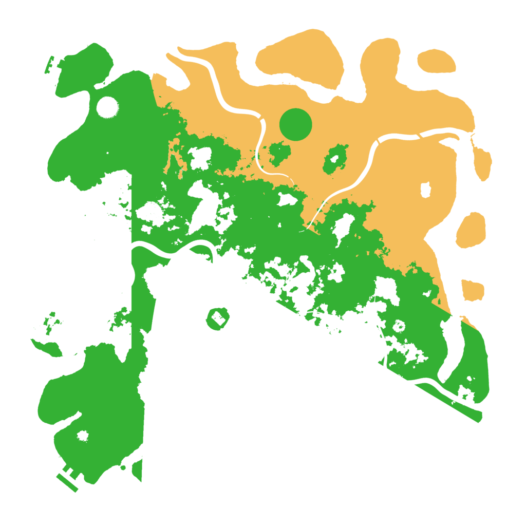 Biome Rust Map: Procedural Map, Size: 4250, Seed: 545733659