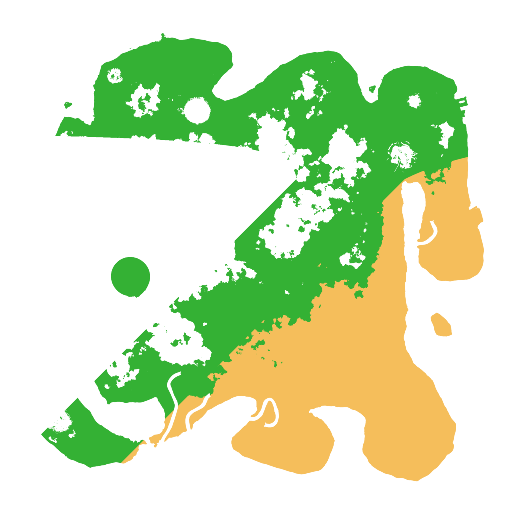 Biome Rust Map: Procedural Map, Size: 3500, Seed: 5324119