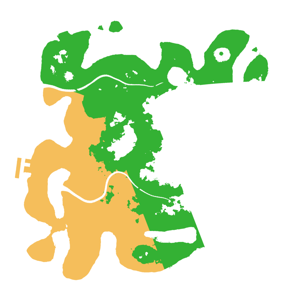 Biome Rust Map: Procedural Map, Size: 3000, Seed: 12238