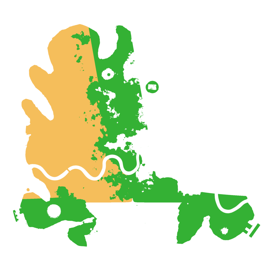 Biome Rust Map: Procedural Map, Size: 3500, Seed: 1908423773