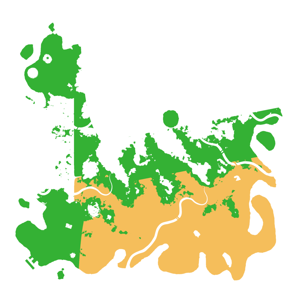 Biome Rust Map: Procedural Map, Size: 5000, Seed: 1091341342