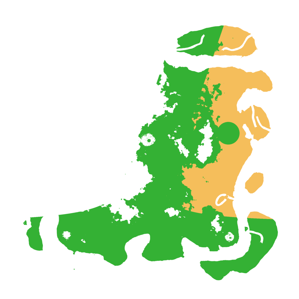 Biome Rust Map: Procedural Map, Size: 3500, Seed: 871252894