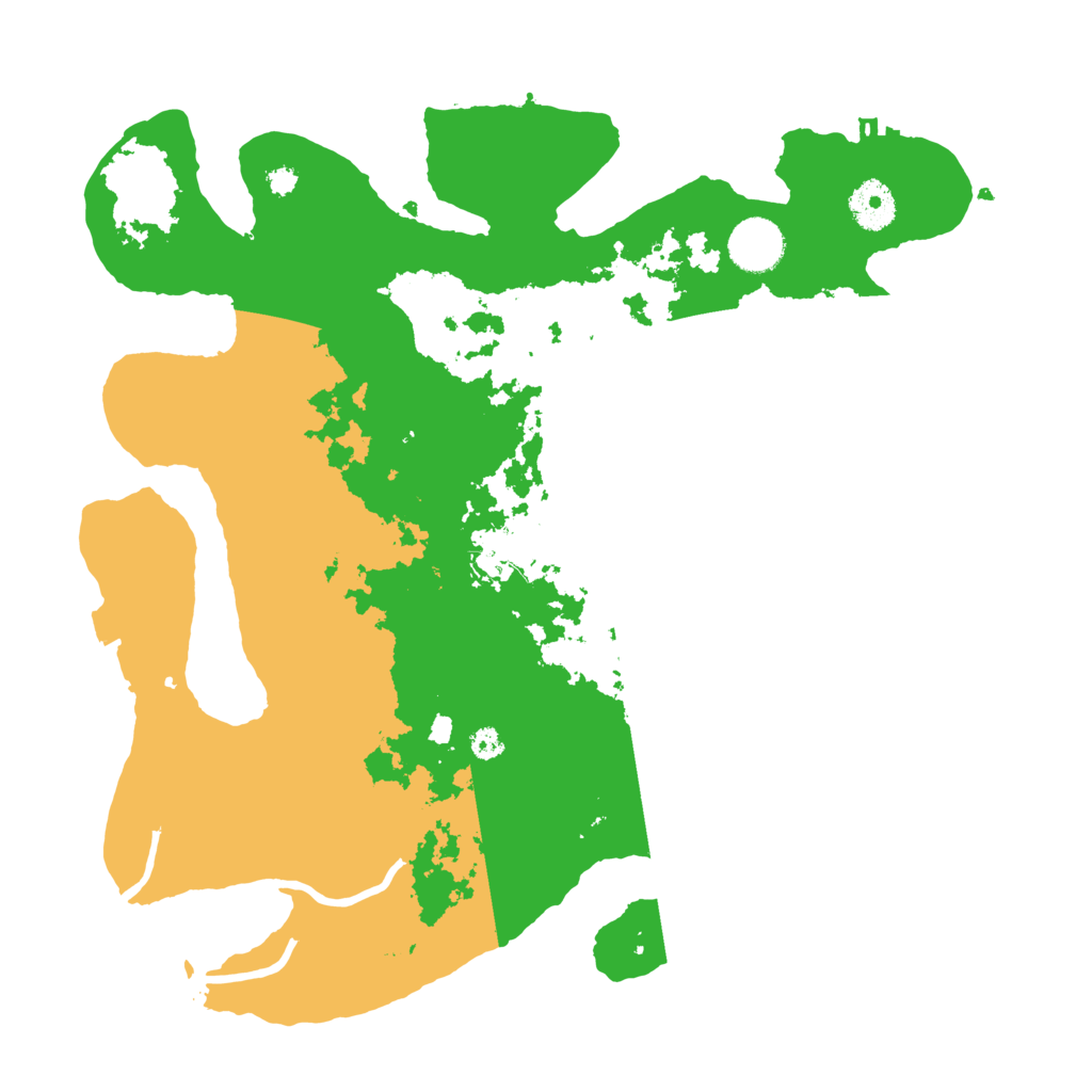 Biome Rust Map: Procedural Map, Size: 3500, Seed: 8642