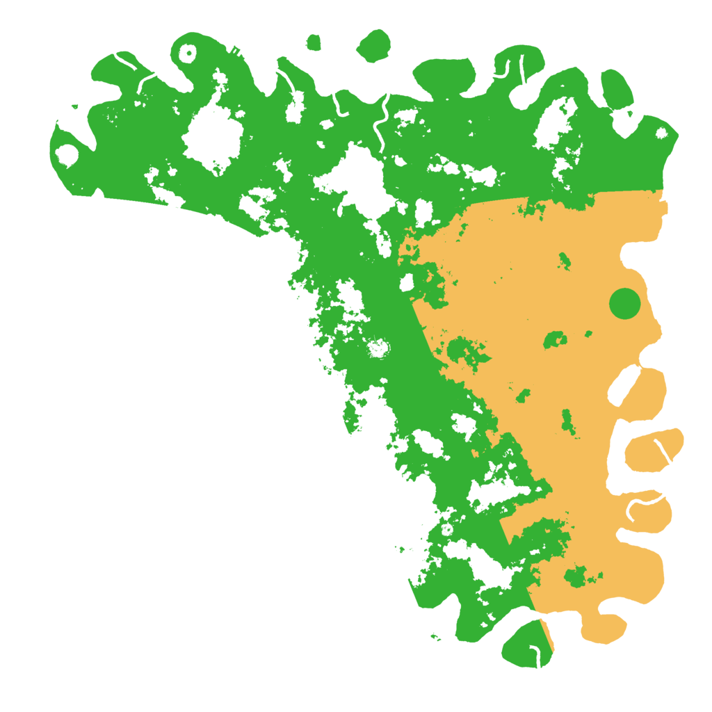 Biome Rust Map: Procedural Map, Size: 6000, Seed: 31621872