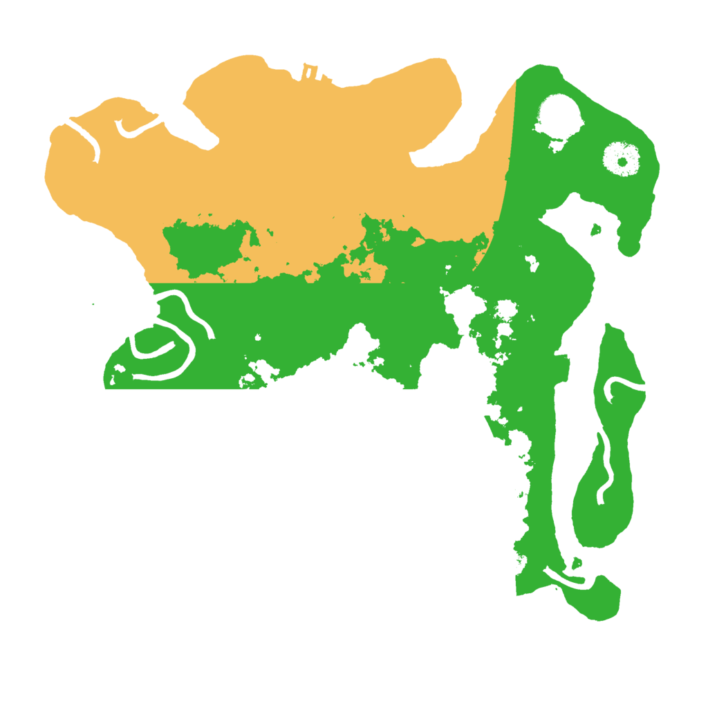 Biome Rust Map: Procedural Map, Size: 3000, Seed: 5568890