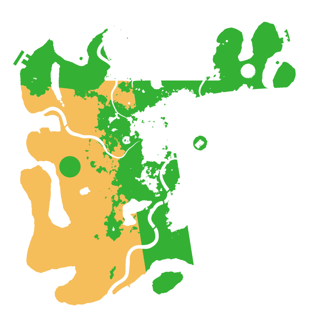 Biome Rust Map: Procedural Map, Size: 4000, Seed: 8642