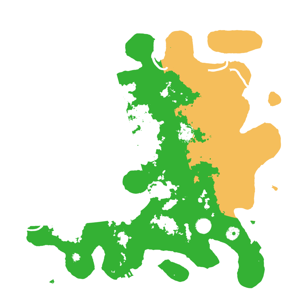 Biome Rust Map: Procedural Map, Size: 3500, Seed: 102698891