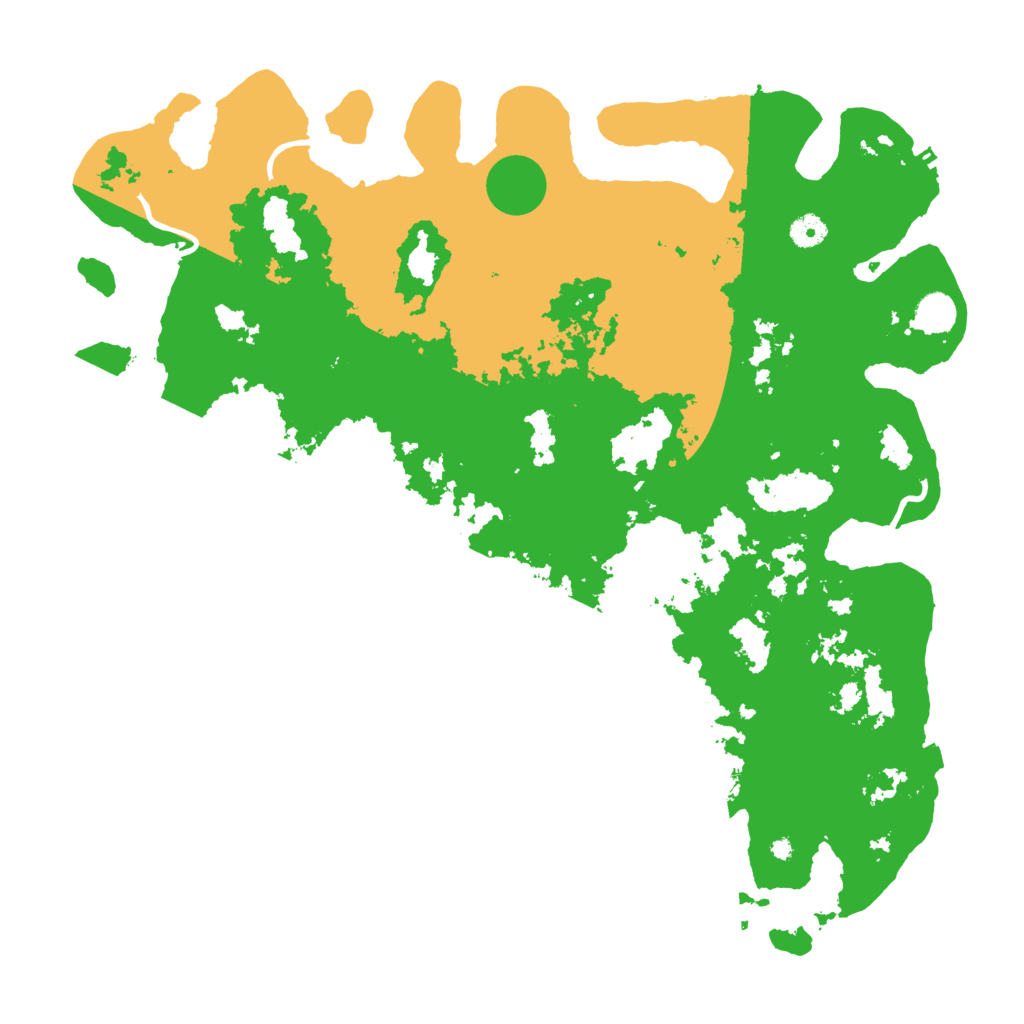 Biome Rust Map: Procedural Map, Size: 4500, Seed: 1602520540