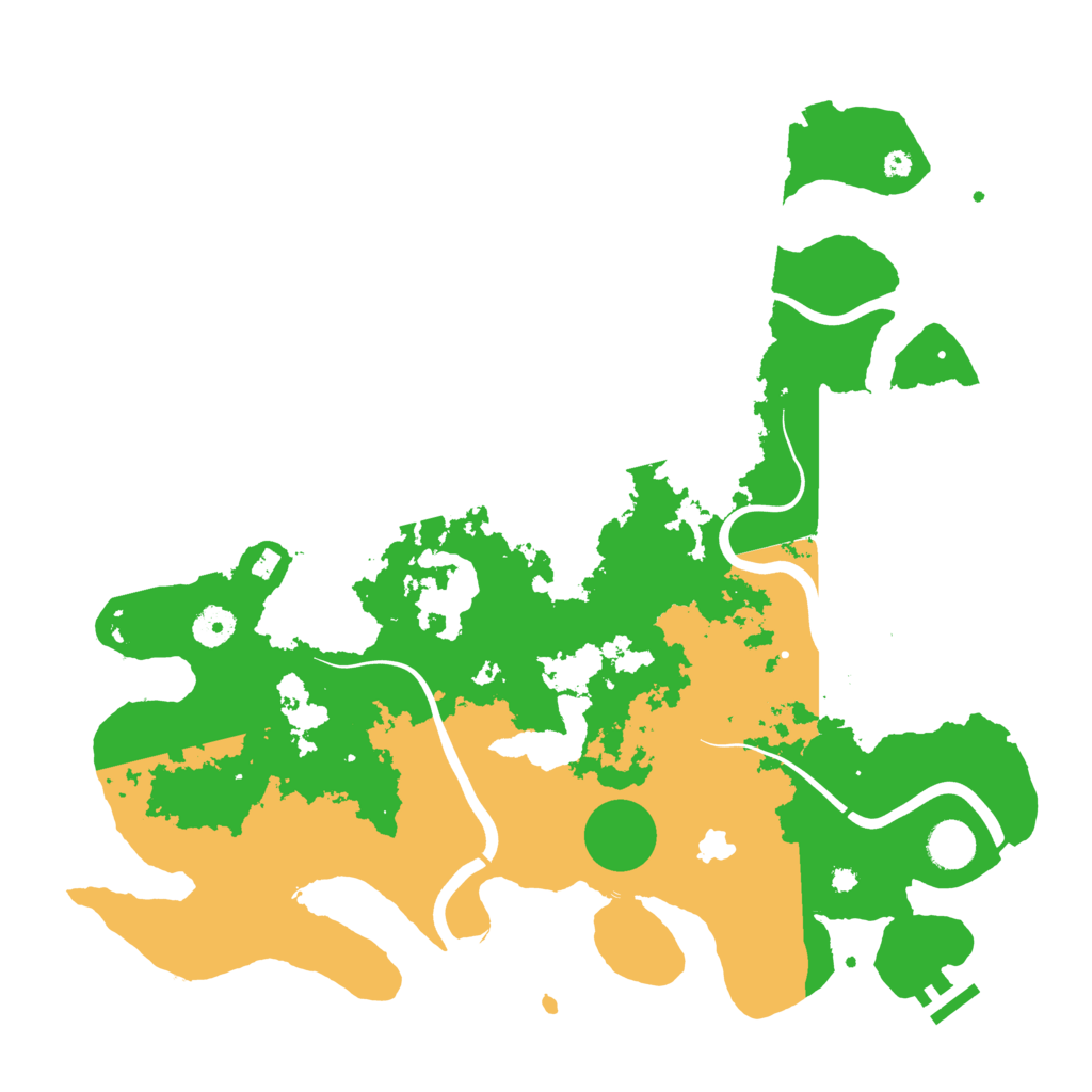 Biome Rust Map: Procedural Map, Size: 4000, Seed: 97896879