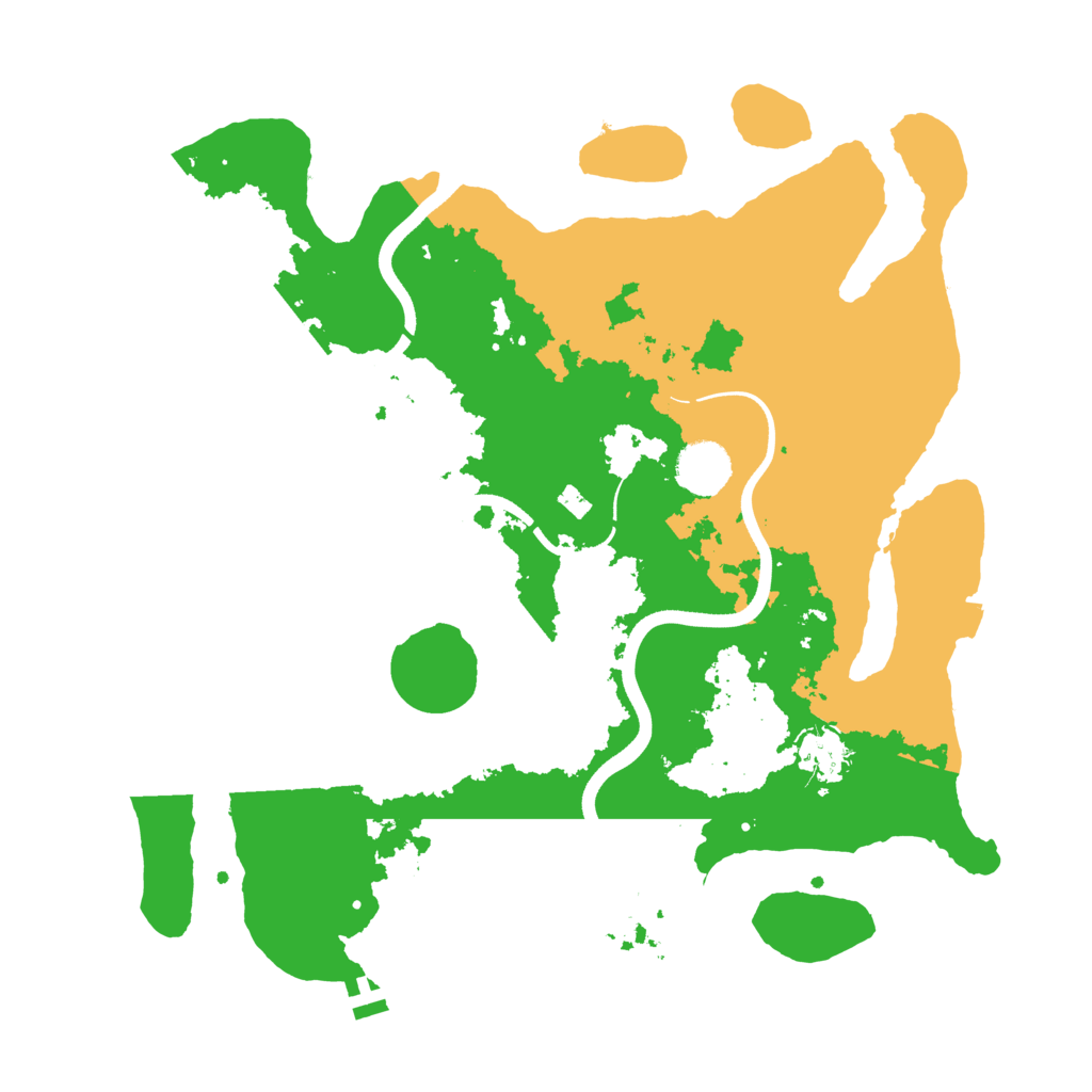 Biome Rust Map: Procedural Map, Size: 3600, Seed: 72469299