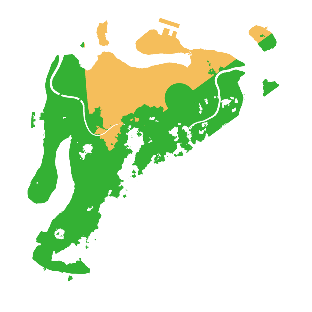 Biome Rust Map: Procedural Map, Size: 3000, Seed: 2348569