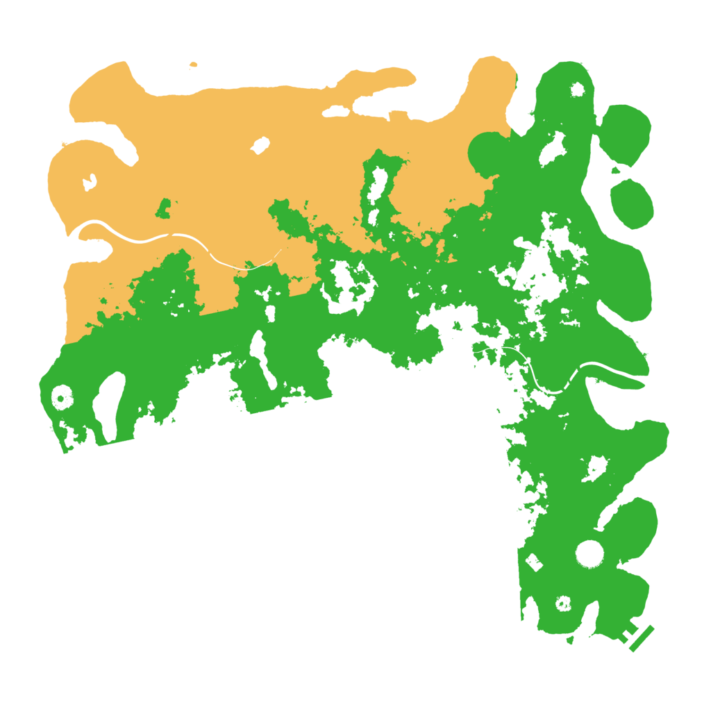 Biome Rust Map: Procedural Map, Size: 4500, Seed: 900556801