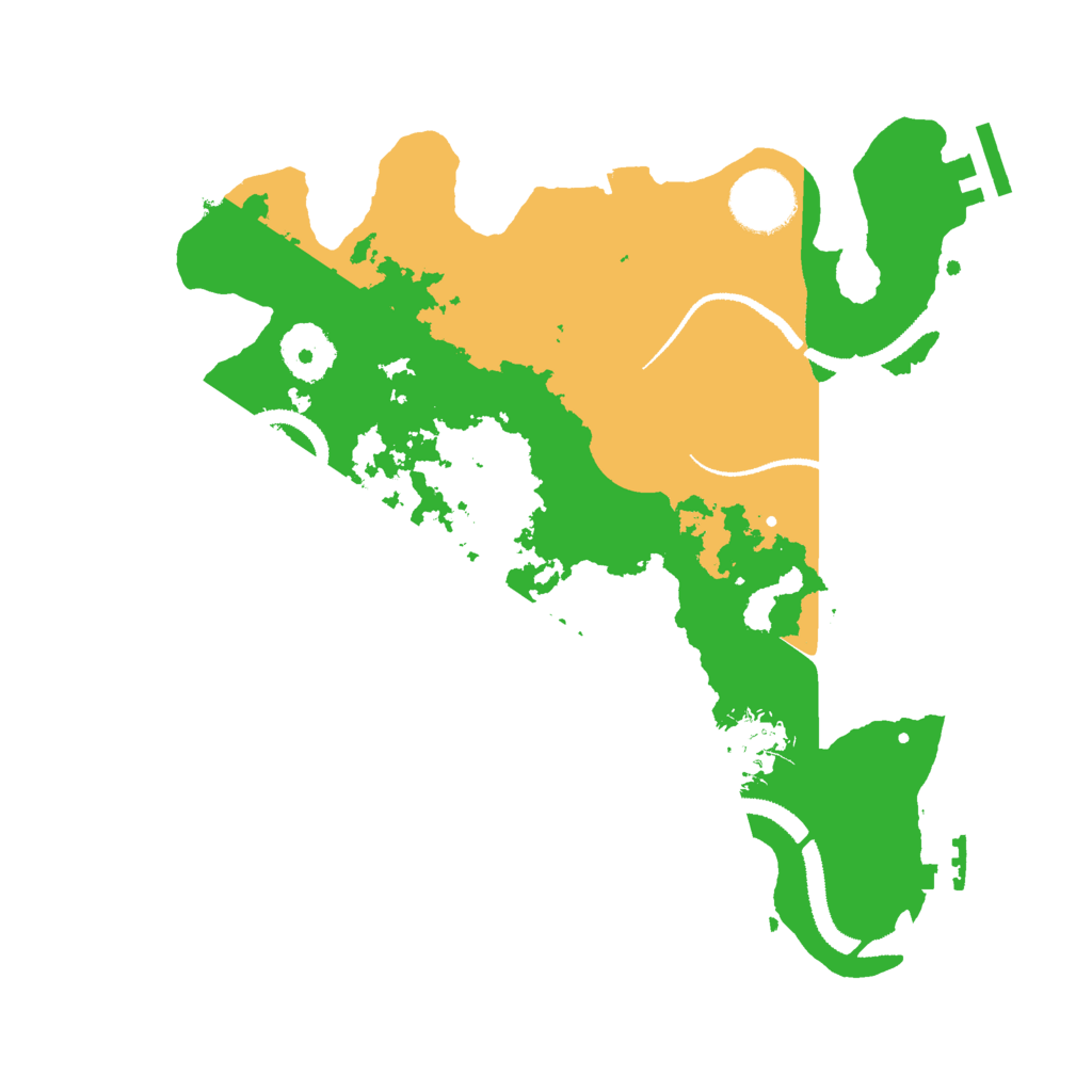 Biome Rust Map: Procedural Map, Size: 3000, Seed: 1011417257