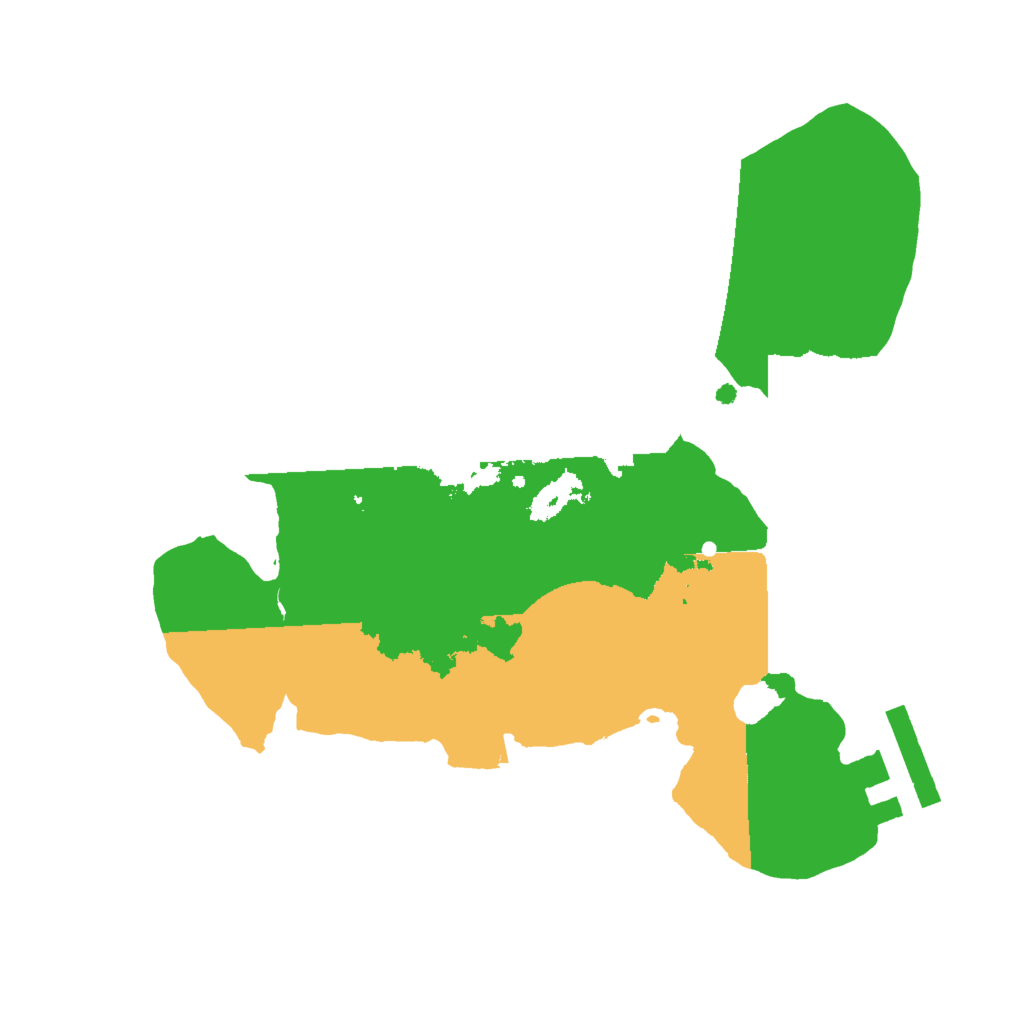 Biome Rust Map: Procedural Map, Size: 2000, Seed: 2134396163