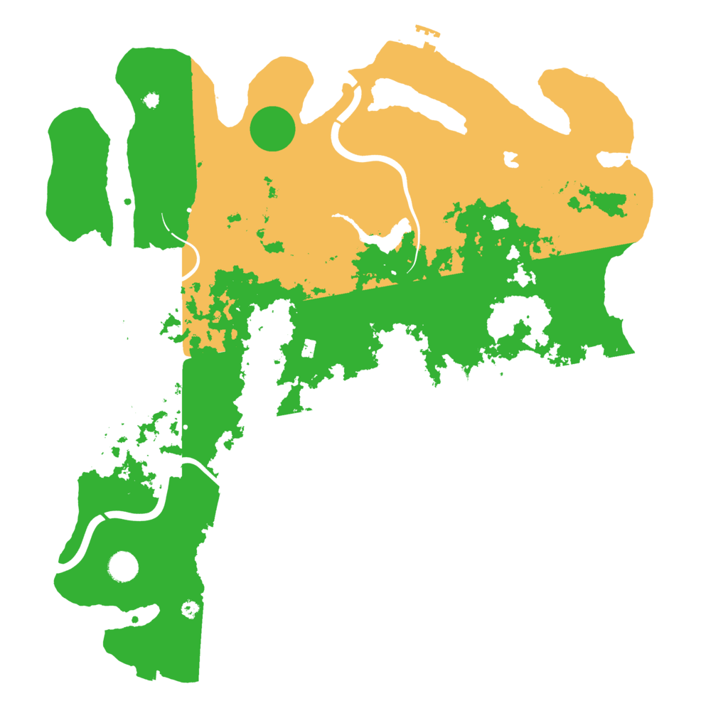 Biome Rust Map: Procedural Map, Size: 4250, Seed: 358556123
