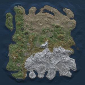 Thumbnail Rust Map: Procedural Map, Size: 4250, Seed: 358556123, 19 Monuments