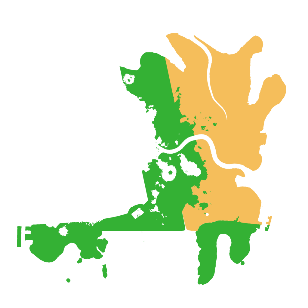 Biome Rust Map: Procedural Map, Size: 3000, Seed: 4576902