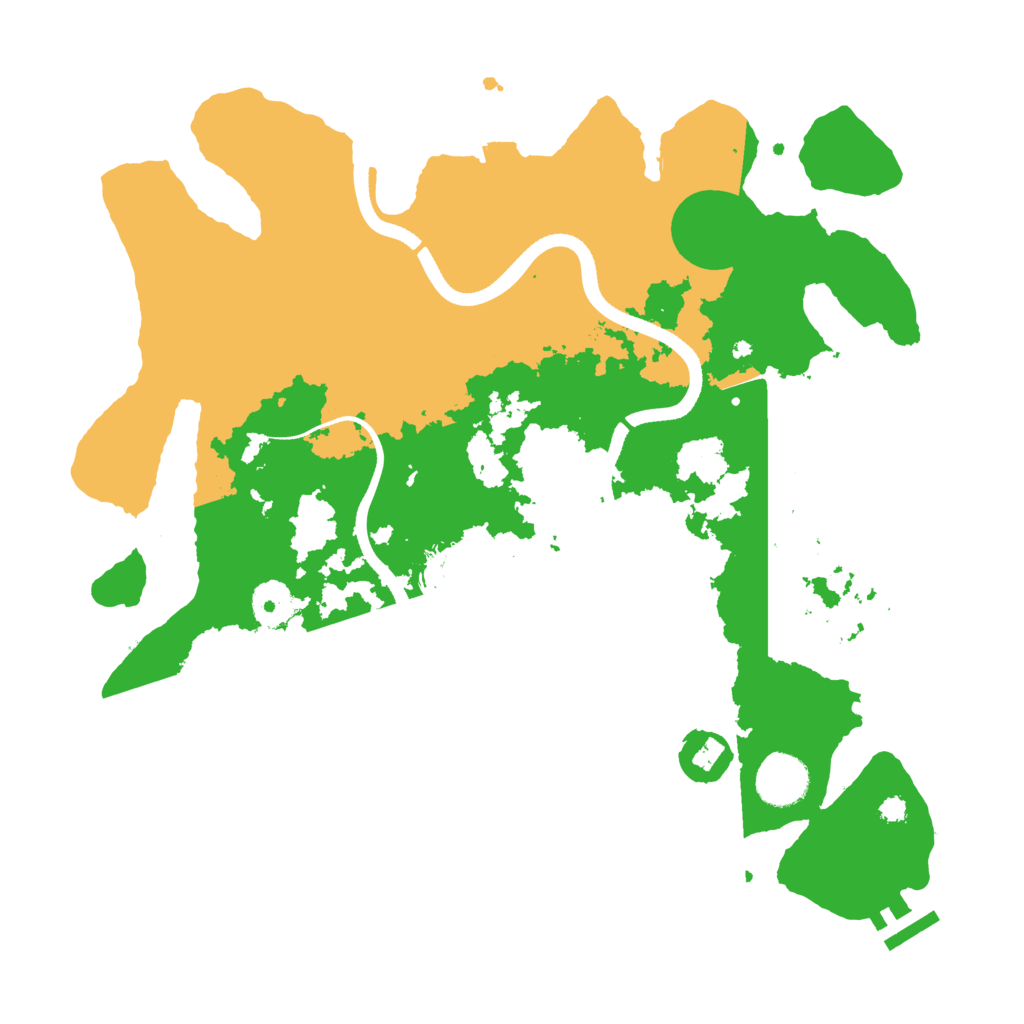 Biome Rust Map: Procedural Map, Size: 3500, Seed: 416358731
