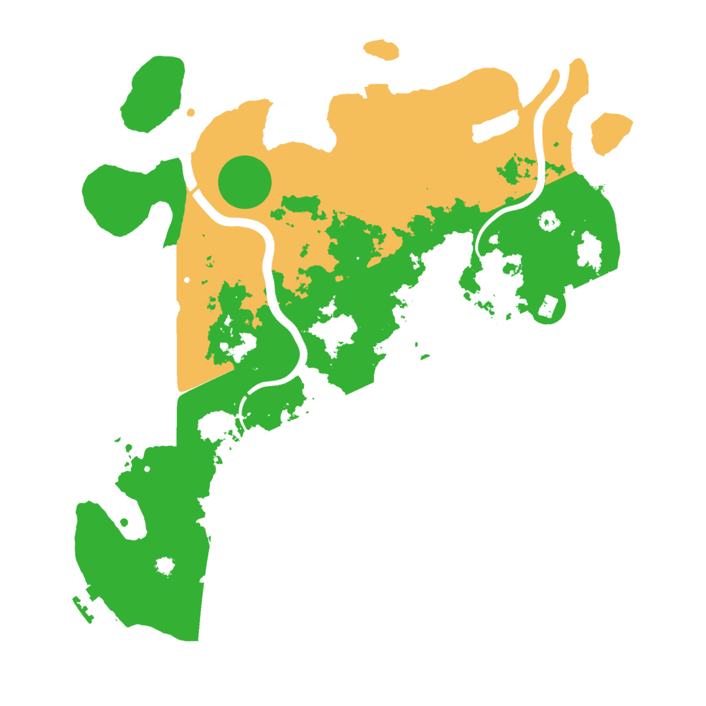 Biome Rust Map: Procedural Map, Size: 3500, Seed: 903291300