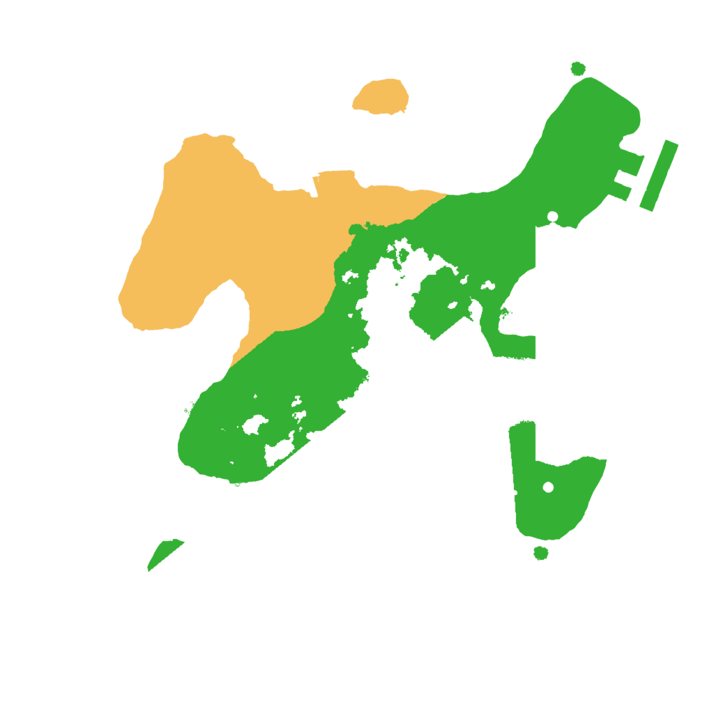 Biome Rust Map: Procedural Map, Size: 2000, Seed: 79291346