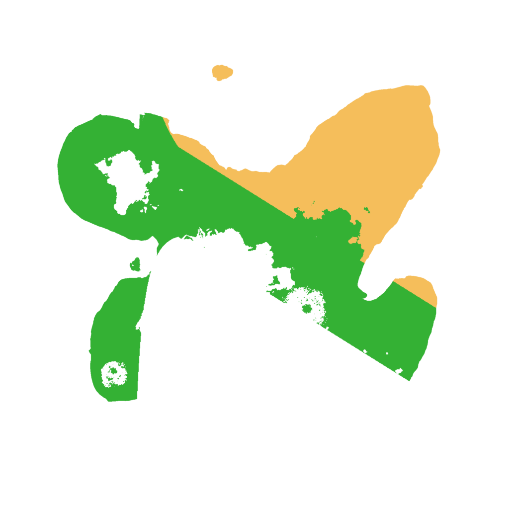 Biome Rust Map: Procedural Map, Size: 2000, Seed: 1305667118