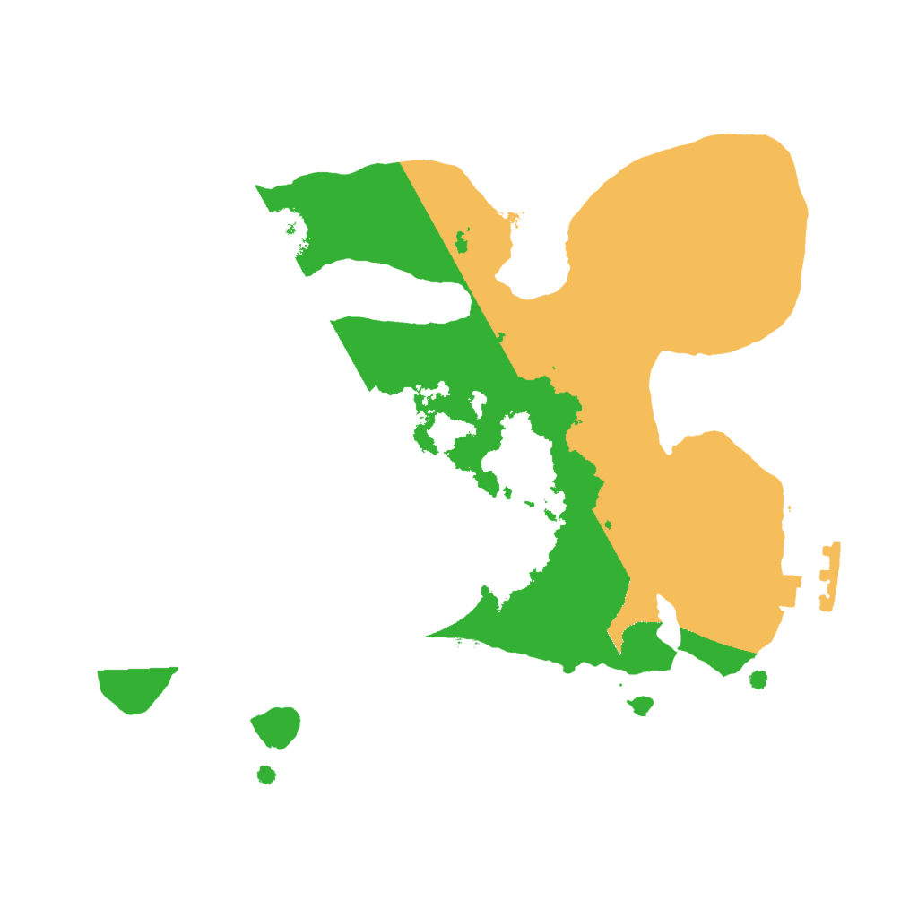 Biome Rust Map: Procedural Map, Size: 2000, Seed: 47795