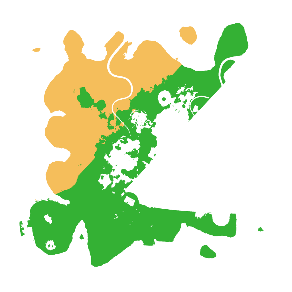Biome Rust Map: Procedural Map, Size: 3000, Seed: 202947865