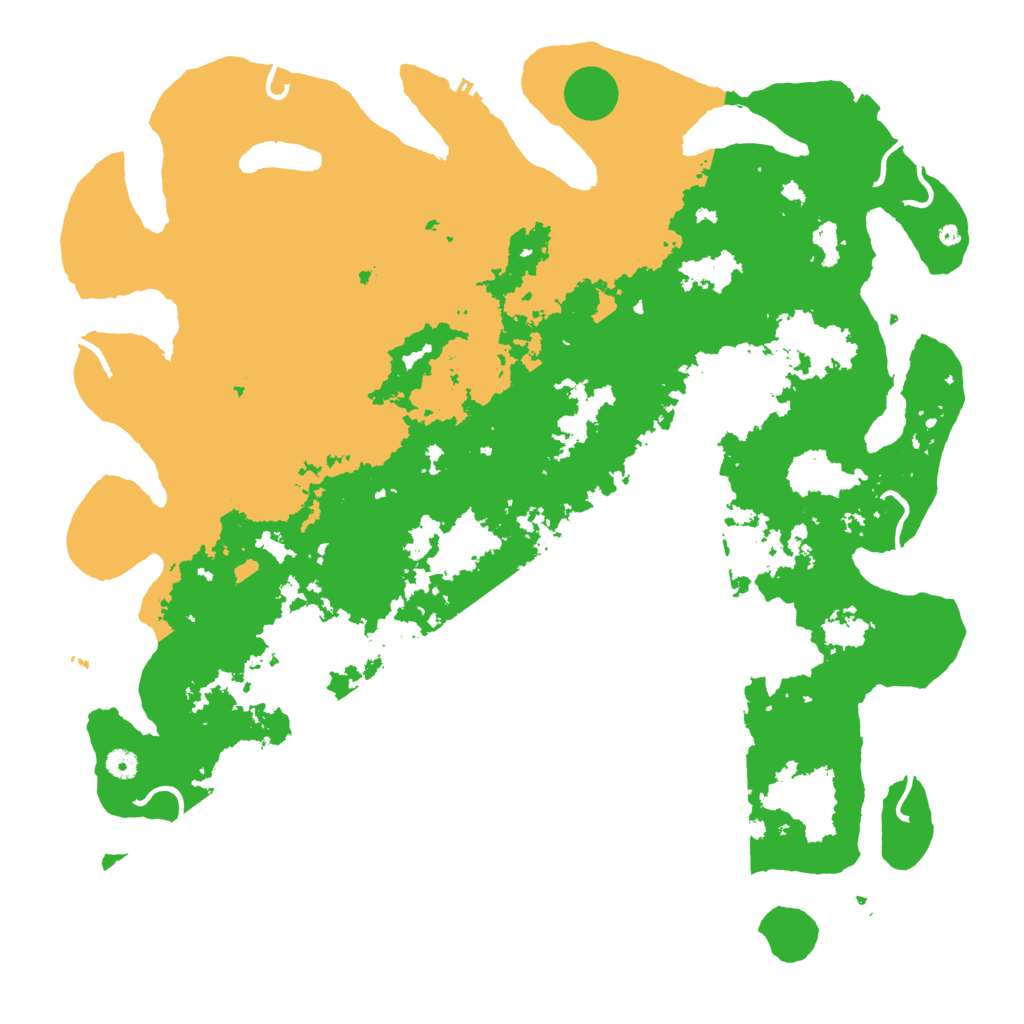 Biome Rust Map: Procedural Map, Size: 5000, Seed: 1765637306