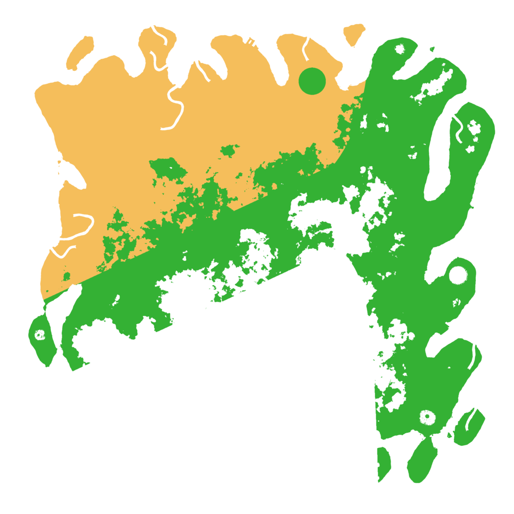 Biome Rust Map: Procedural Map, Size: 5000, Seed: 1526885966