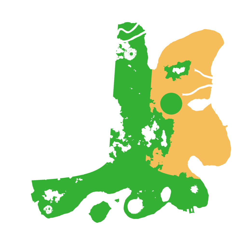 Biome Rust Map: Procedural Map, Size: 3000, Seed: 1809179607