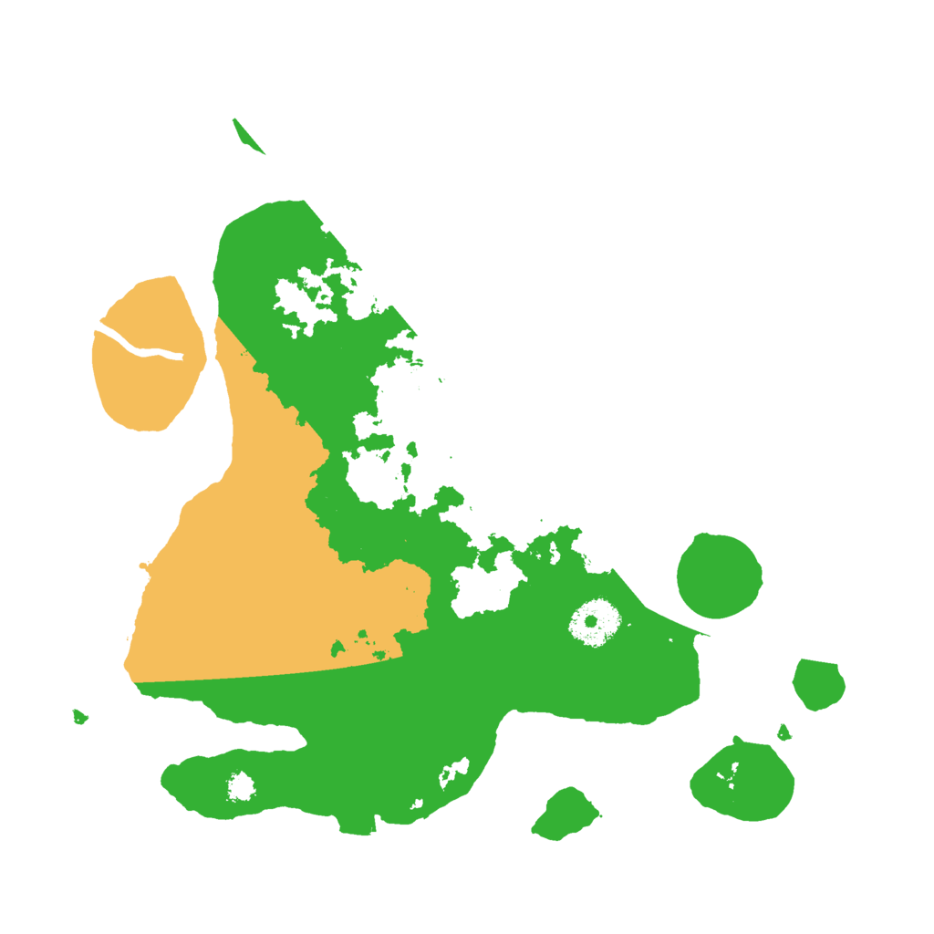 Biome Rust Map: Procedural Map, Size: 3000, Seed: 39625081