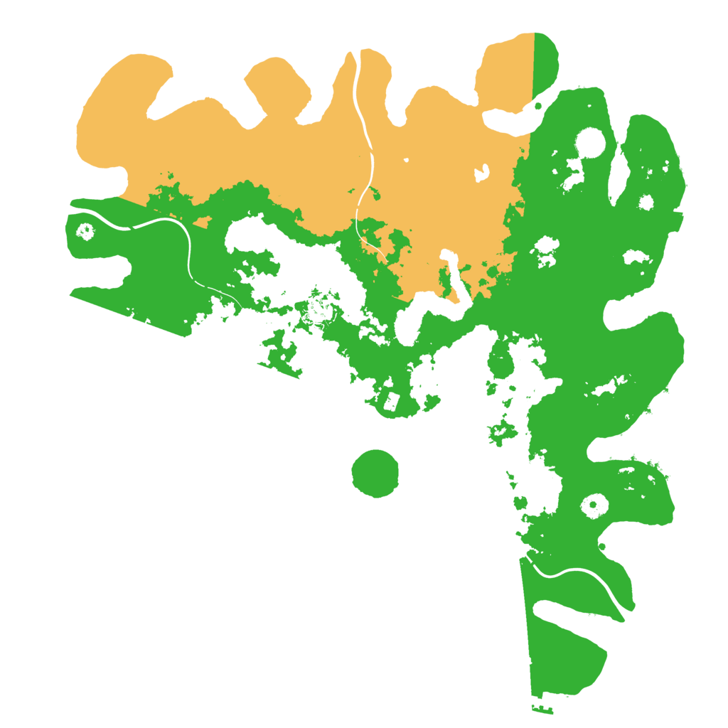 Biome Rust Map: Procedural Map, Size: 4250, Seed: 1112138300