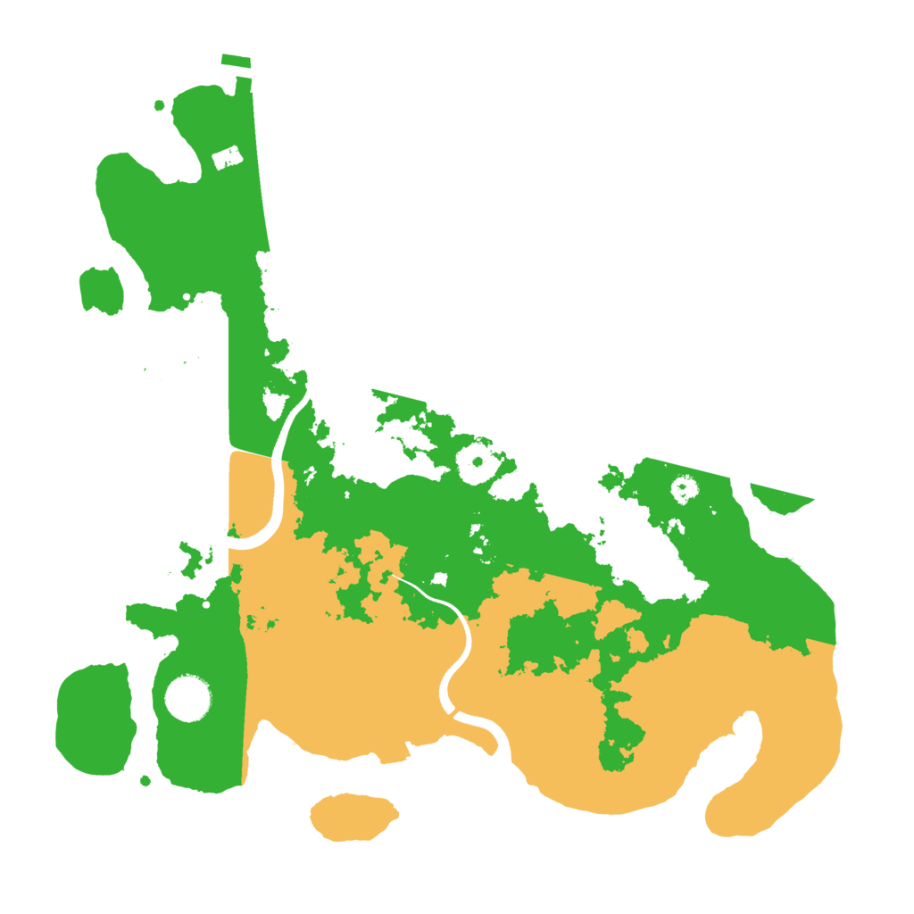 Biome Rust Map: Procedural Map, Size: 3500, Seed: 6192023