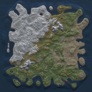 Thumbnail Rust Map: Procedural Map, Size: 5000, Seed: 433663479, 19 Monuments