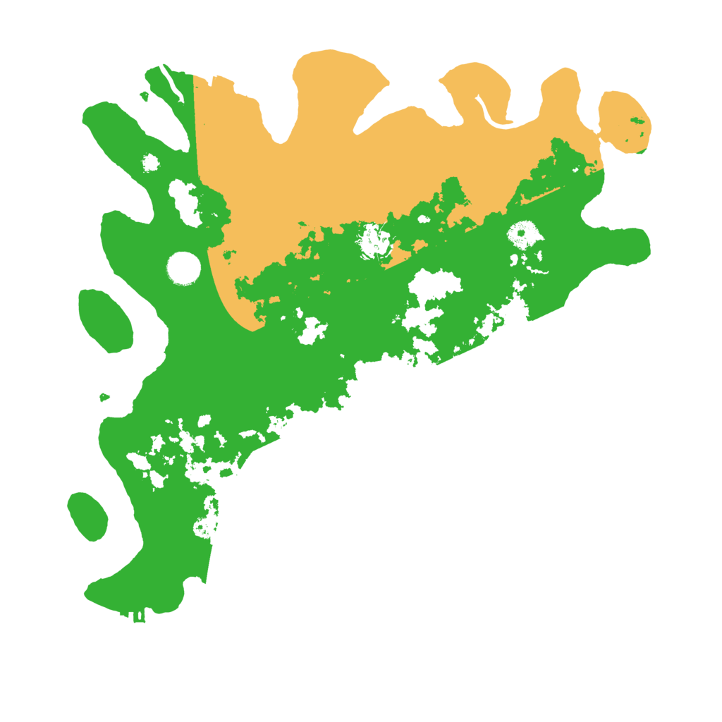 Biome Rust Map: Procedural Map, Size: 3800, Seed: 96084509