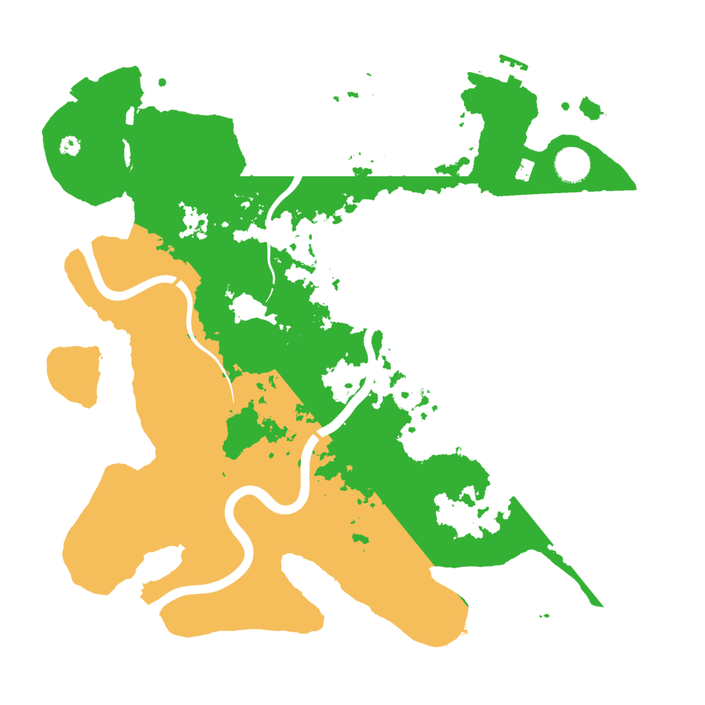 Biome Rust Map: Procedural Map, Size: 3500, Seed: 531