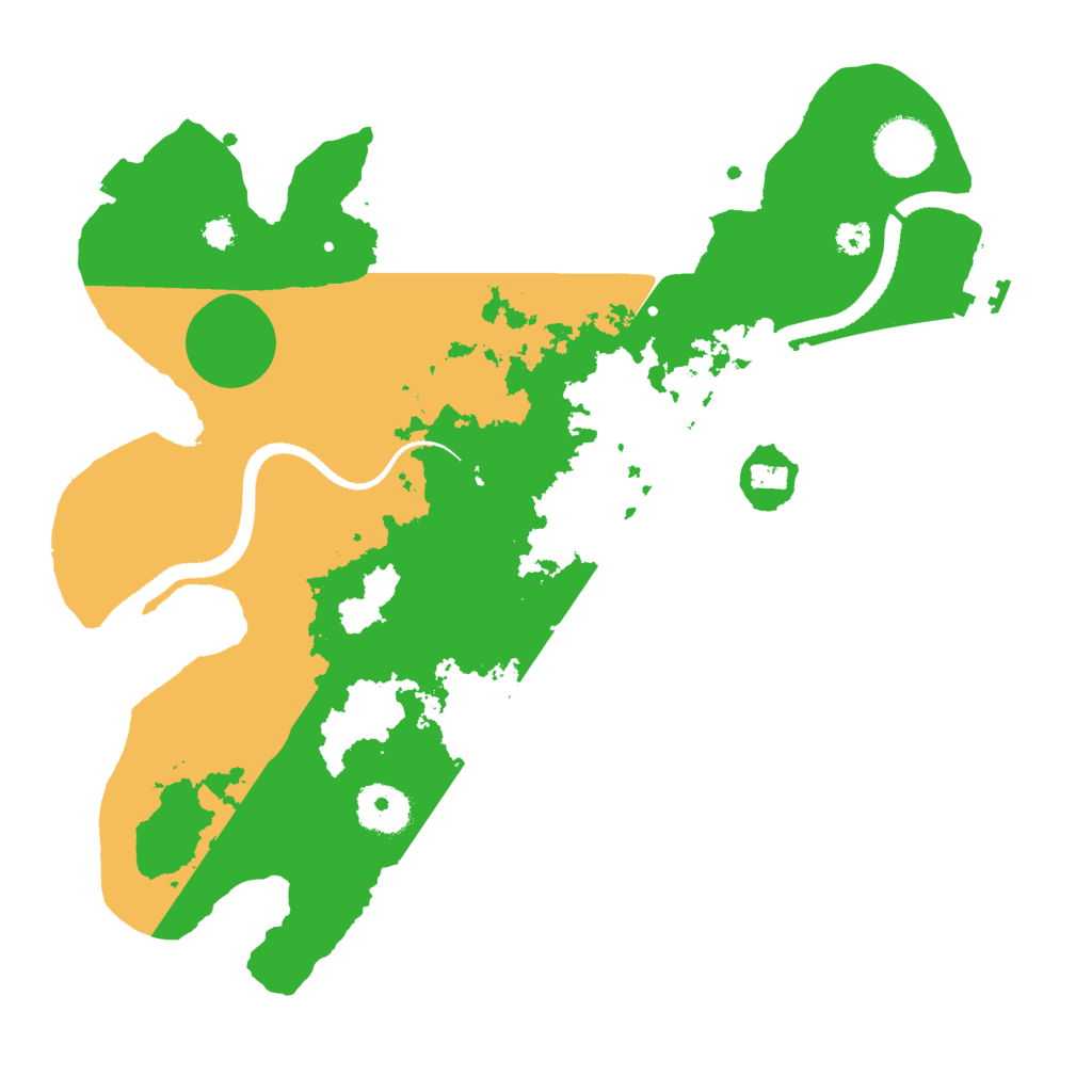 Biome Rust Map: Procedural Map, Size: 3201, Seed: 1000009