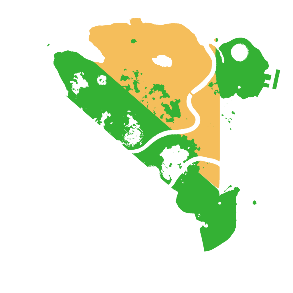 Biome Rust Map: Procedural Map, Size: 3000, Seed: 950645443